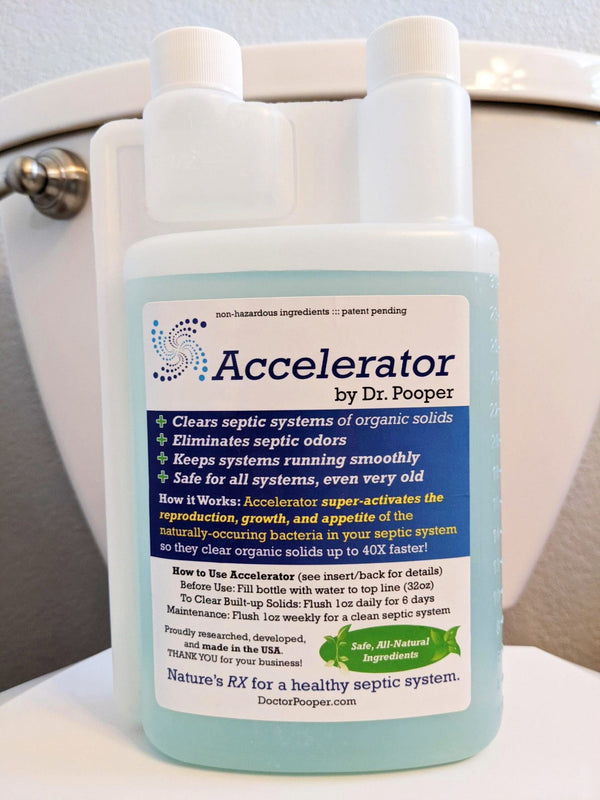 Accelerator by Dr. Pooper Septic Tank Cleaner & Maintenance