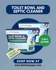 Accelerator by Dr. Pooper – Toilet Bowl & Septic Cleaner 2-Pack
