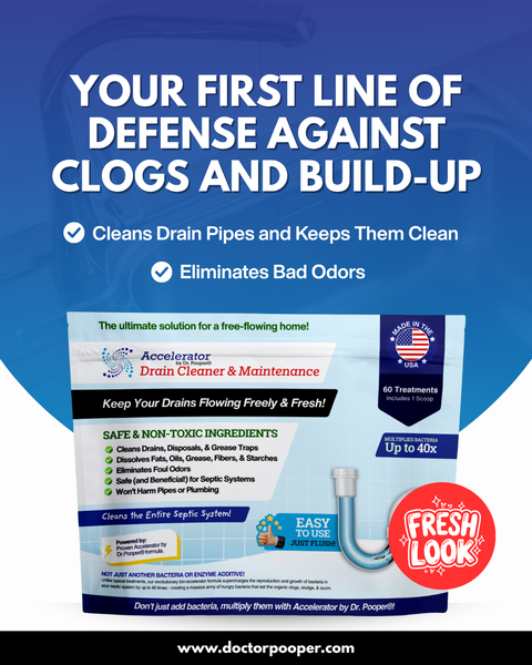 Drain Cleaner & Maintenance - Clears Organic Clogs & Grease in Pipes & Drains and Keeps Them Clean - Eliminates Odors - Non-Toxic & Pesticide-Free - Septic-Friendly - Made in USA