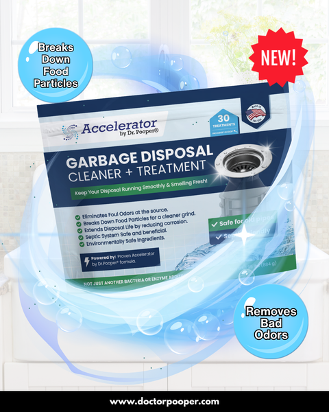 Accelerator By Doctor Pooper® Garbage Disposal Cleaner