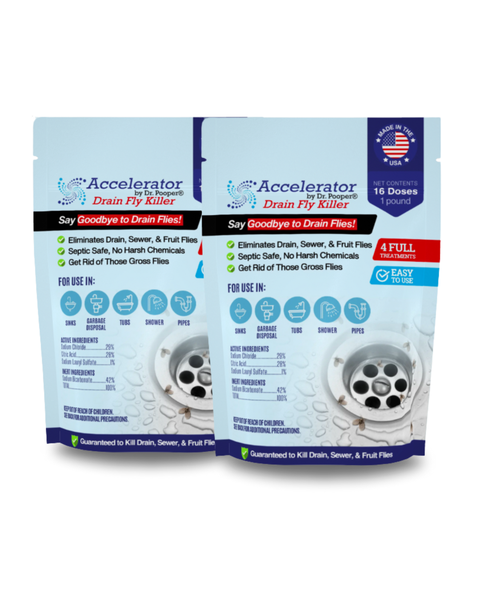 Drain Fly Killer Bundle – Complete Drain & Pipe Treatment – Eliminates Drain Flies & Sewer Flies – Fast-Acting, Septic Safe & Made in USA