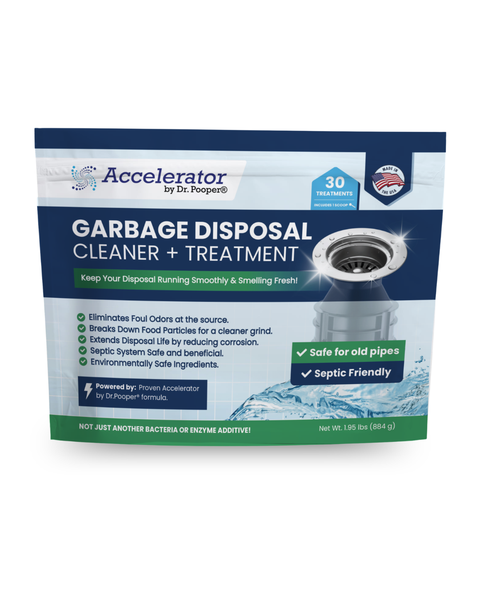 Accelerator Garbage Disposal Cleaner and Treatment front package