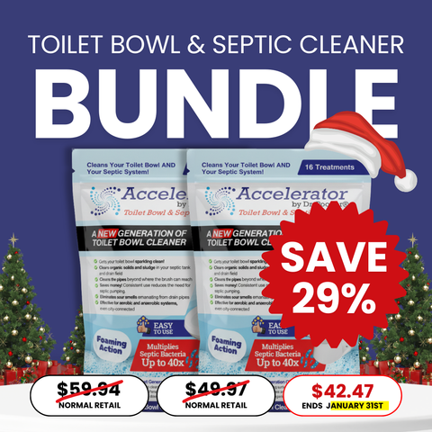 Accelerator by Dr. Pooper – Toilet Bowl & Septic Cleaner 2-Pack