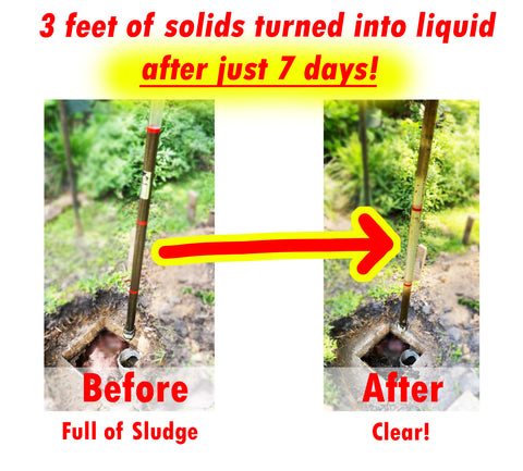 Accelerator by Dr. Pooper®️ fixes clogged septic tanks and drain fields