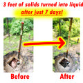 Big results in as little as 7 days. Odors are usually greatly reduced the same day. 
