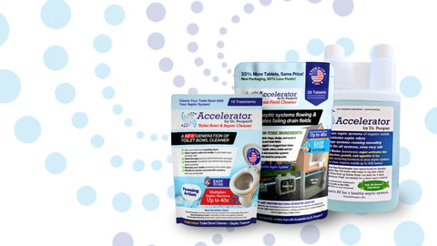 Clear Your Septic Tank and Drain Field of Tough Clogs & Sludge FAST...and Keep it Clean! Or Your Money Back!